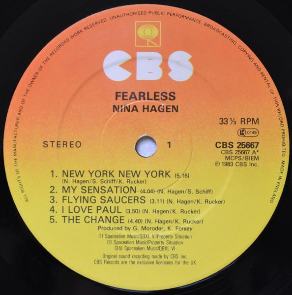 Nina Hagen - Fearless - Lp