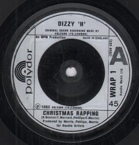 Dizzy H - Christmas Rapping - 7 Inch