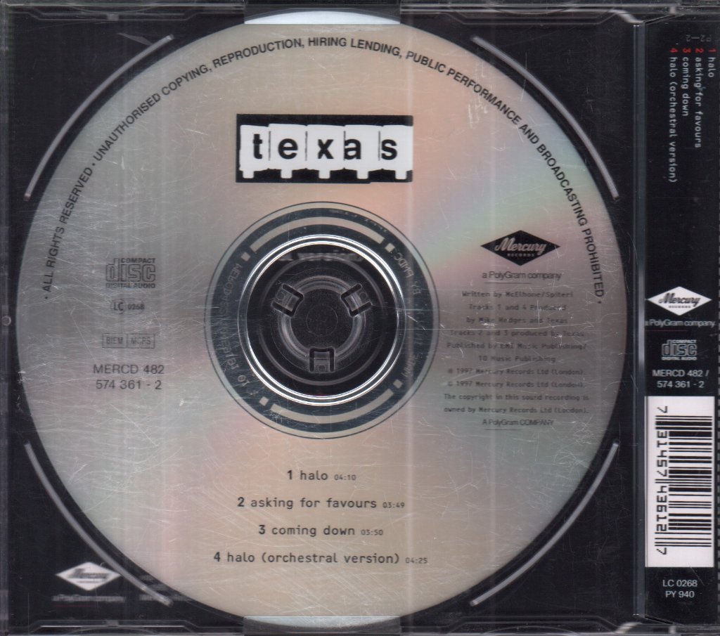 Texas - Halo - Cd