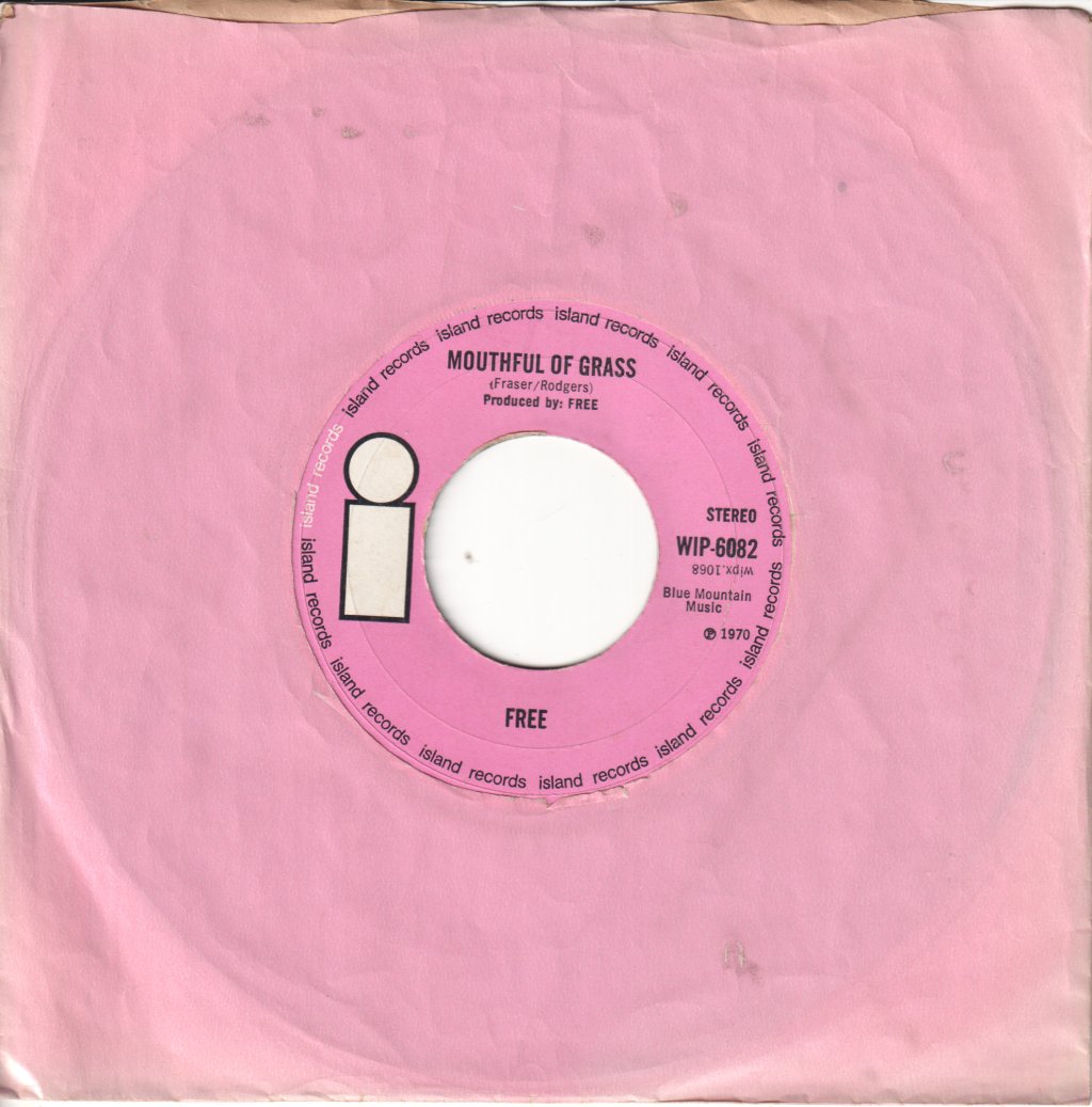 Free (Blues/Rock Group) - All Right Now - 7 Inch