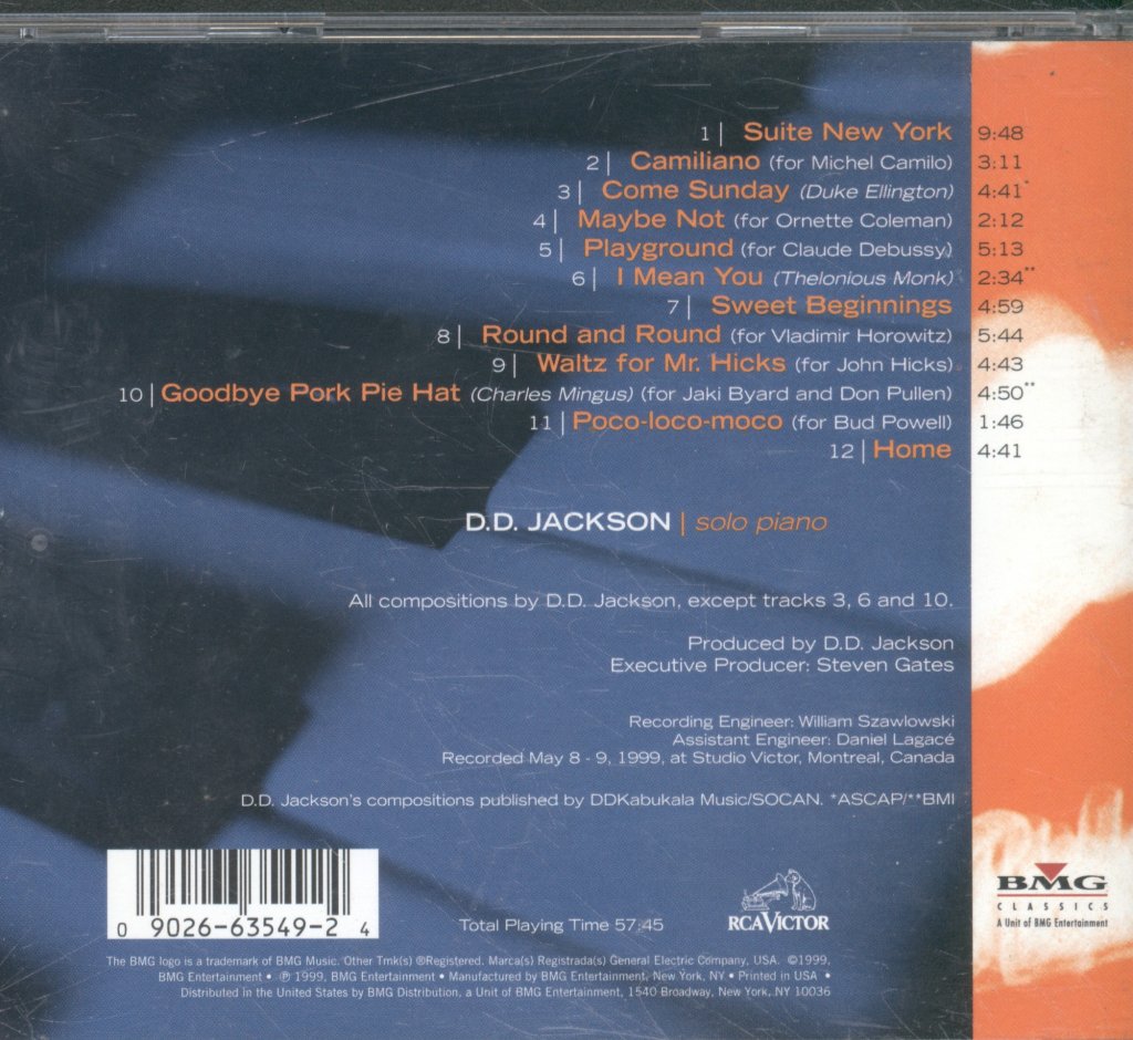D.D. Jackson - So Far - Cd