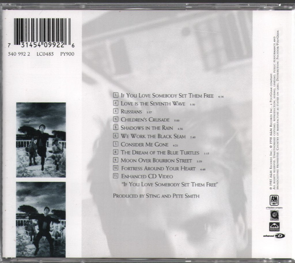 Sting - Dream Of The Blue Turtles - Cd
