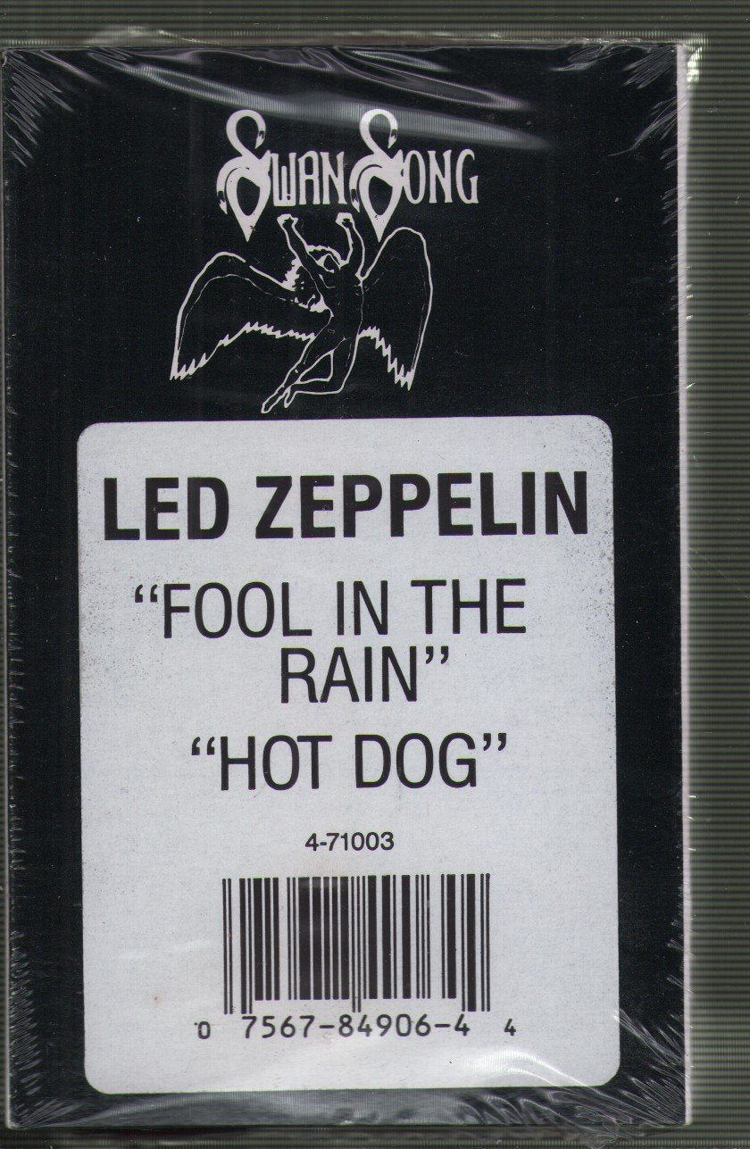Led Zeppelin - Fool In The Rain / Hot Dog - Cassette