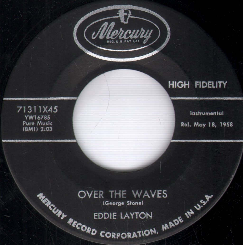 Eddie Layton - Over The Waves - 7 Inch