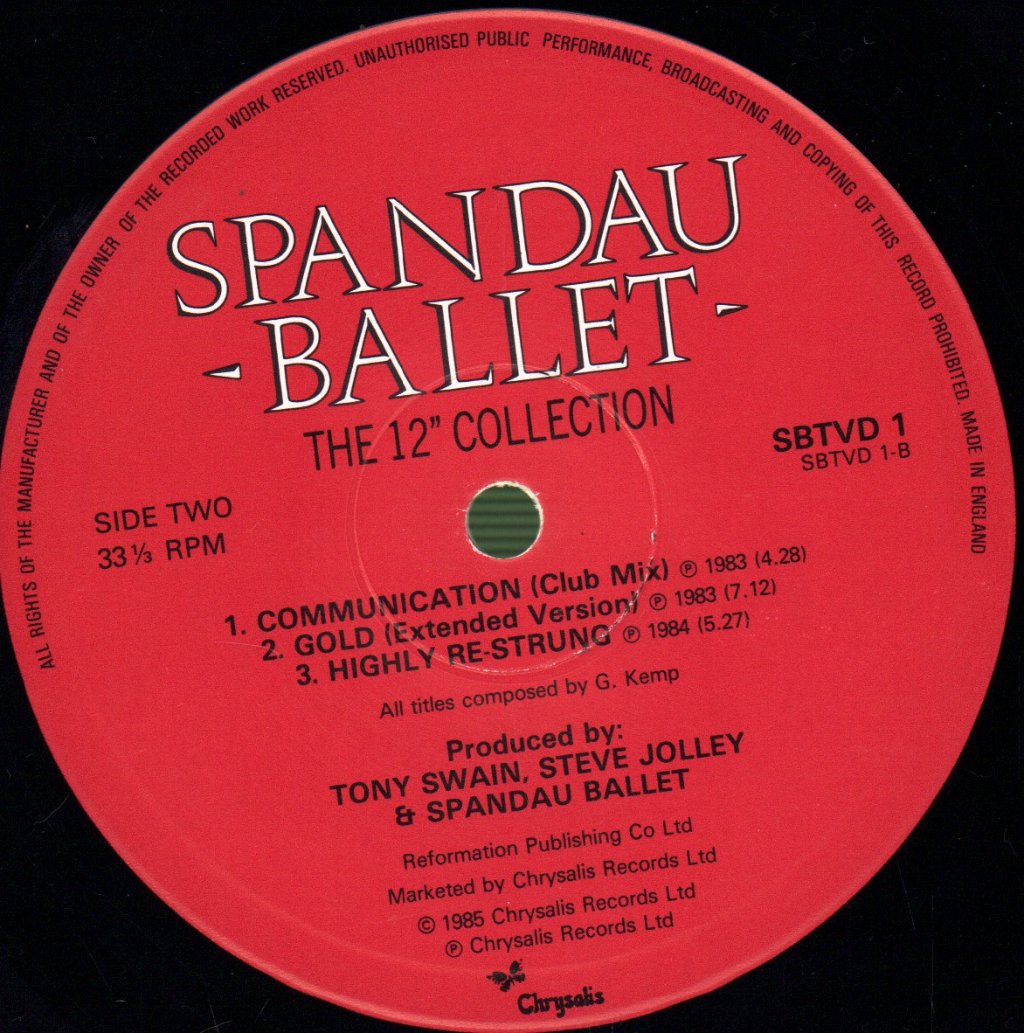 Spandau Ballet - Singles Collection - Double Lp