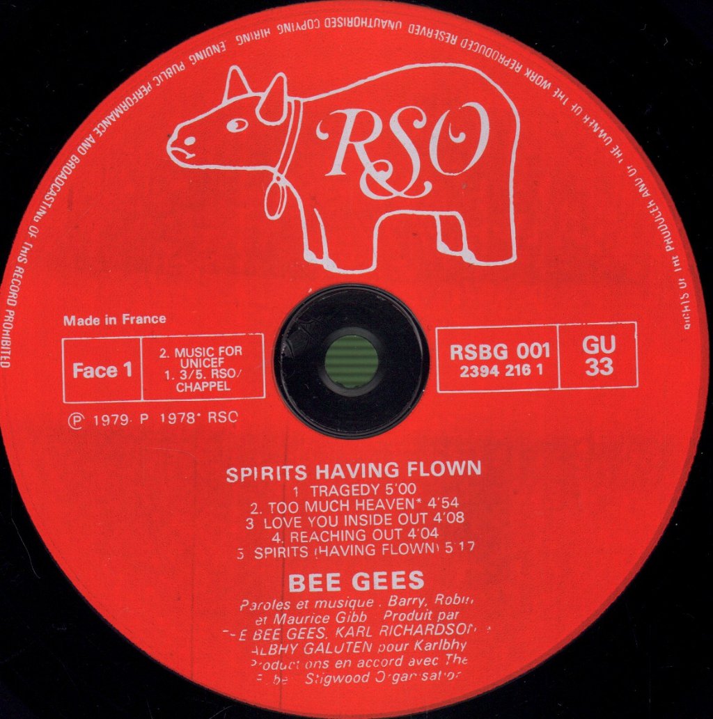 Bee Gees - Spirits Having Flown - Lp
