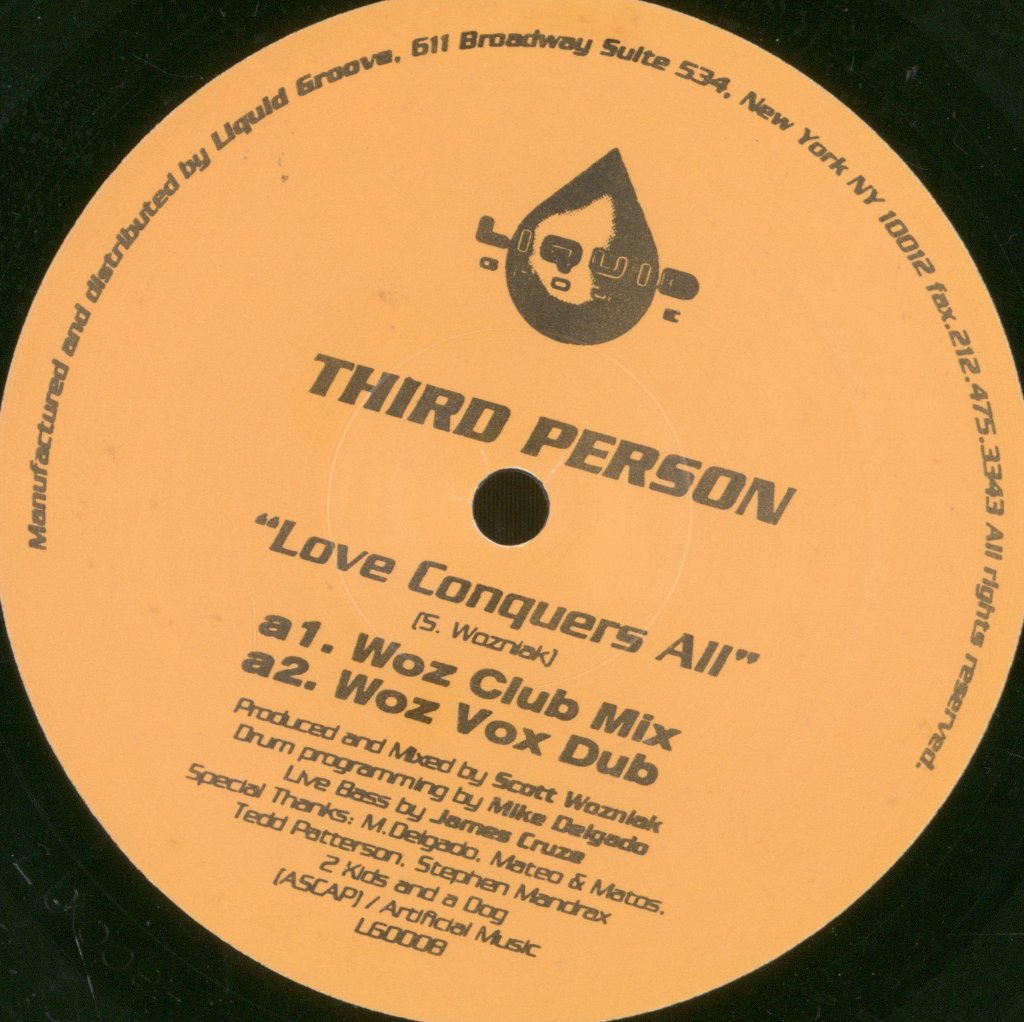 Third Person - Love Conquers All - 12 Inch