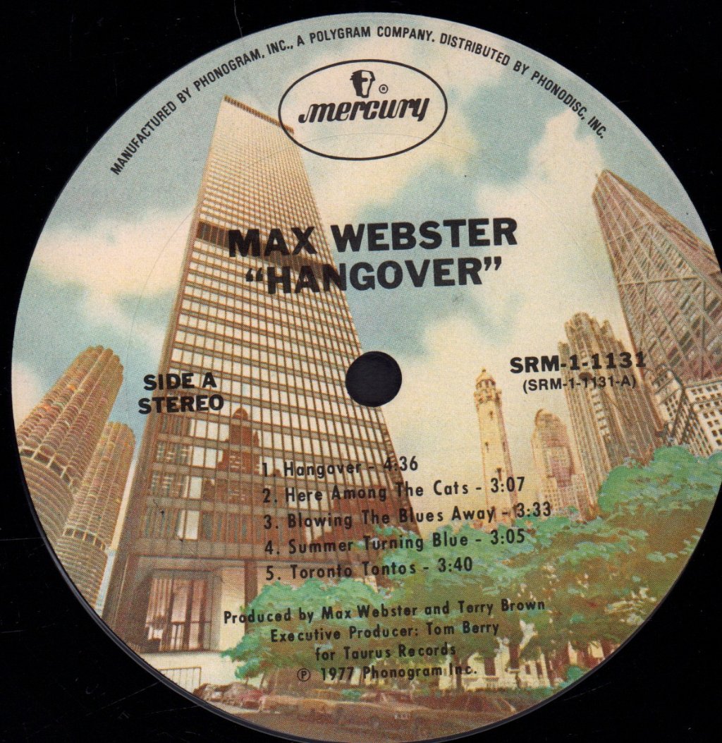 Max Webster - Hangover - Lp