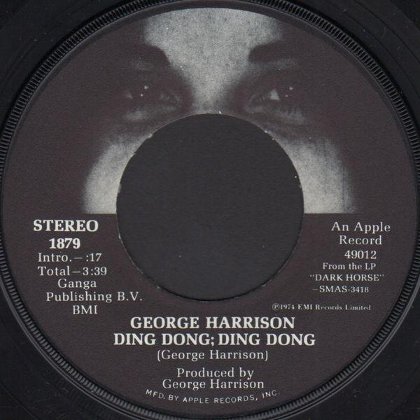 George Harrison - Ding Dong; Ding Dong - 7 Inch