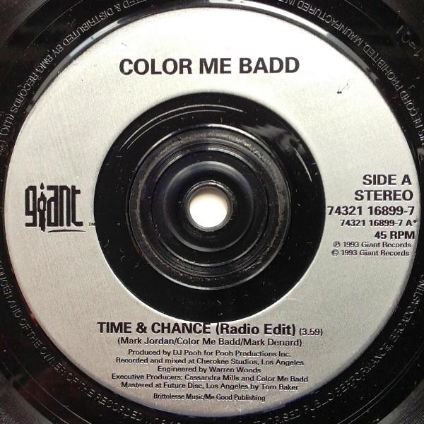 Color Me Badd - Time And Chance - 7 Inch