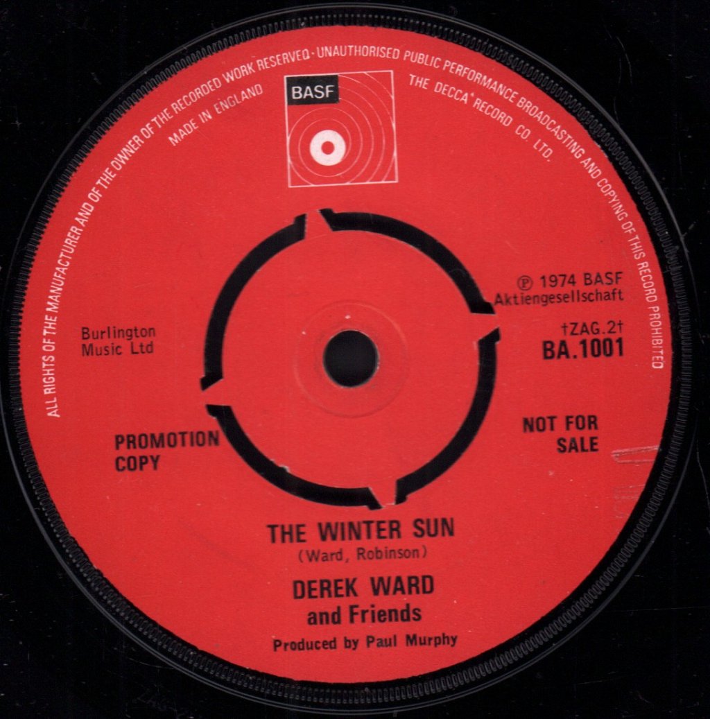 derek ward and friends - We Are The Miners Of Today - 7 Inch