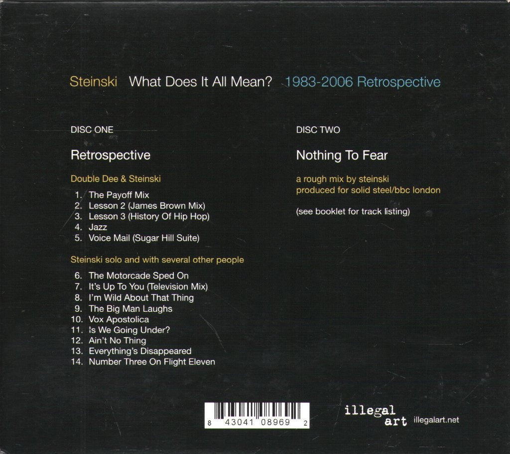 Steinski - What Does It All Mean? (1983–2006 Retrospective) - Cd