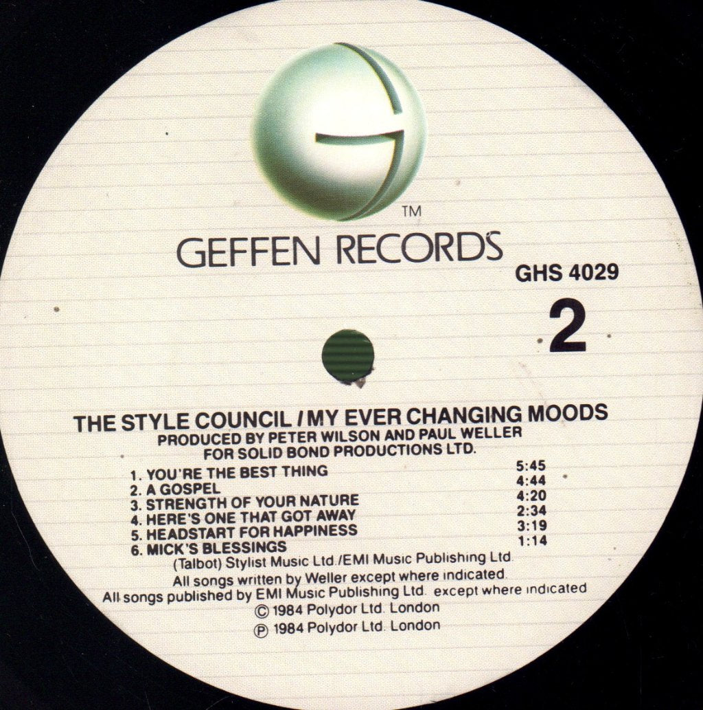 Style Council - My Ever Changing Moods - Lp