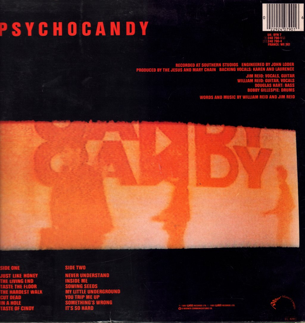 Jesus And Mary Chain - Psycho Candy - Lp