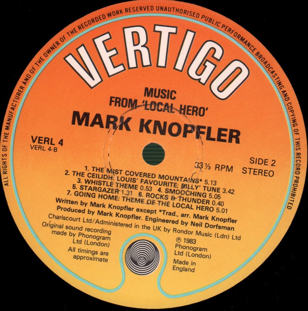 Mark Knopfler - Local Hero - Lp