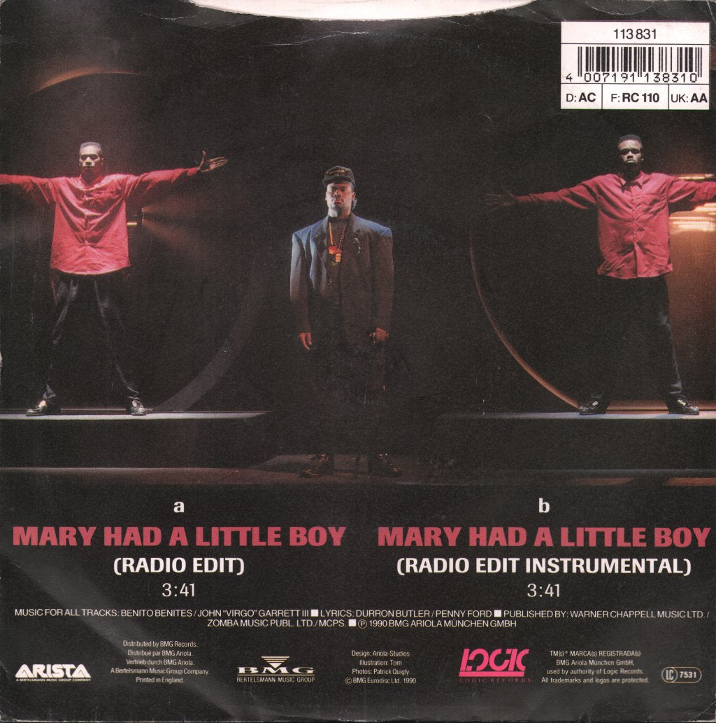 Snap - Mary Had A Little Boy - 7 Inch