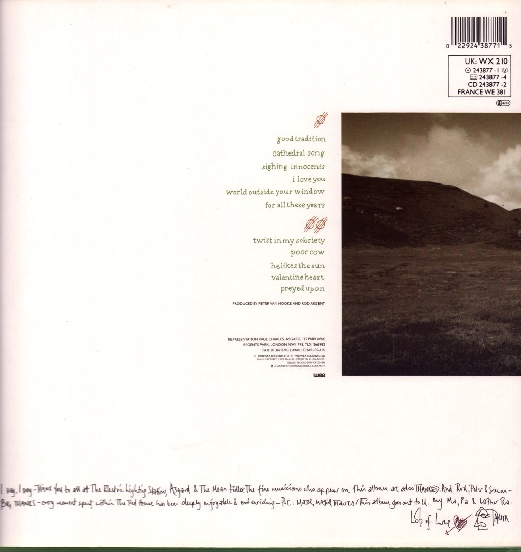 Tanita Tikaram - Ancient Heart - Lp