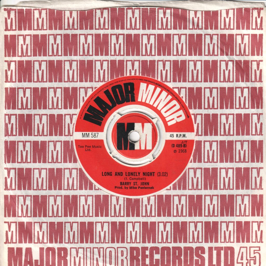 Barry St.john - Cry Like A Baby - 7 Inch