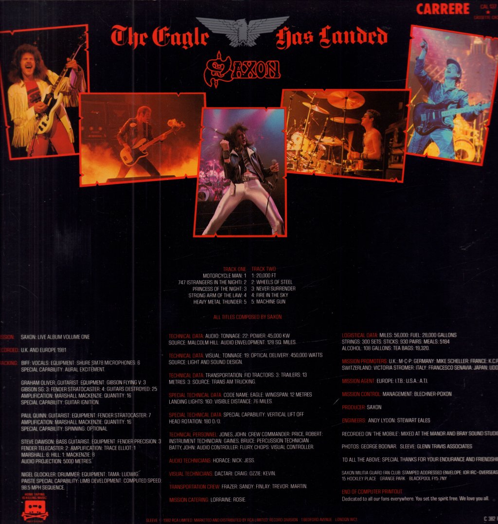 Saxon - Eagle Has Landed - Lp