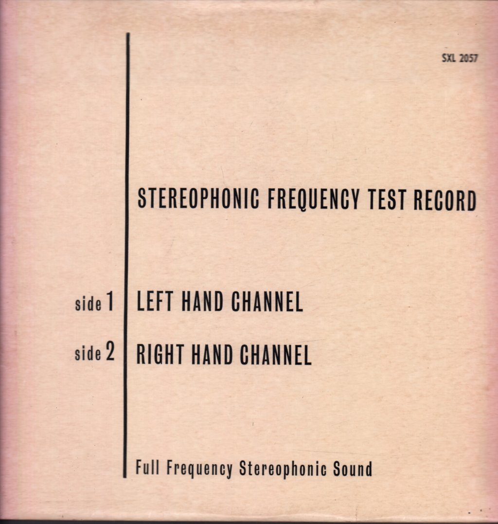 No Artist - Stereophonic Frequency Test Record - Lp