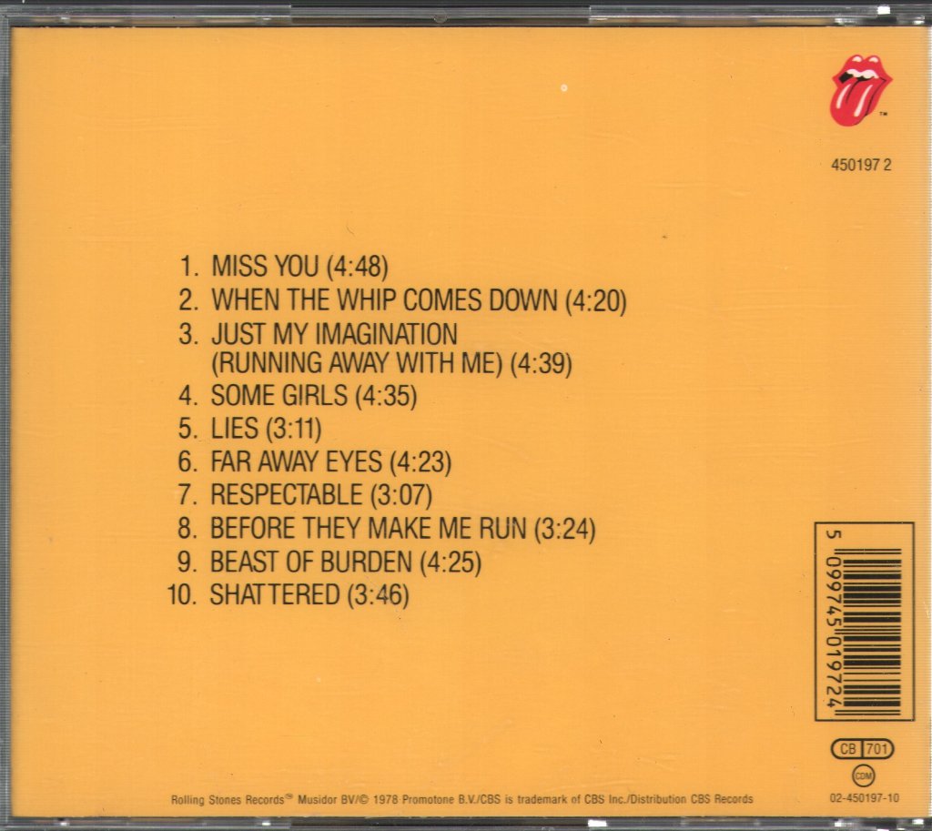 Rolling Stones - Some Girls - Cd