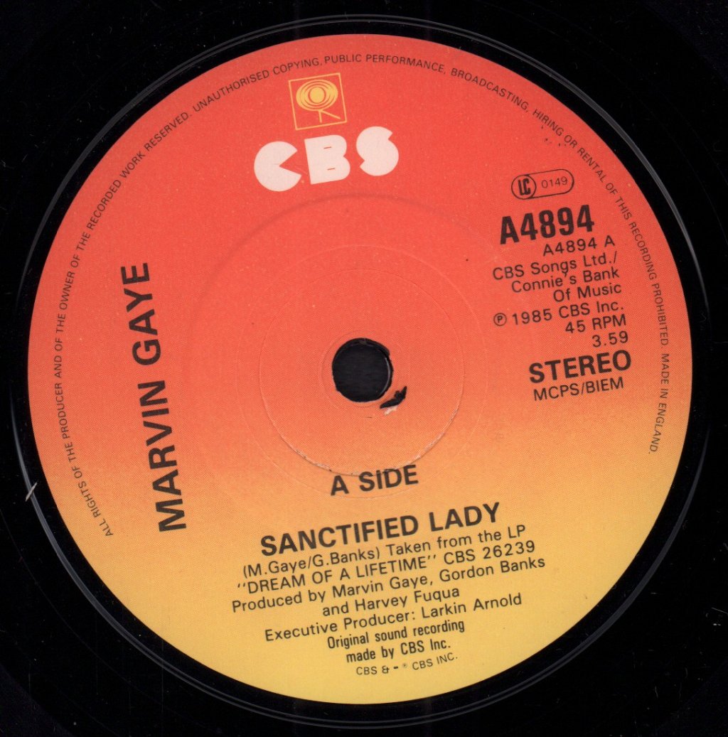 Marvin Gaye - Sanctified Lady - 7 Inch