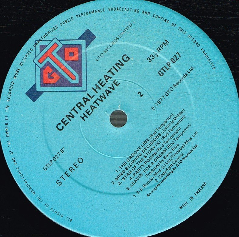 Heatwave - Central Heating - Lp