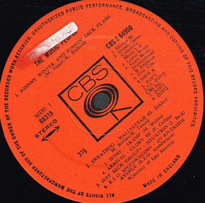 Various Artists - Music People - 40 Great Artists - Triple Lp