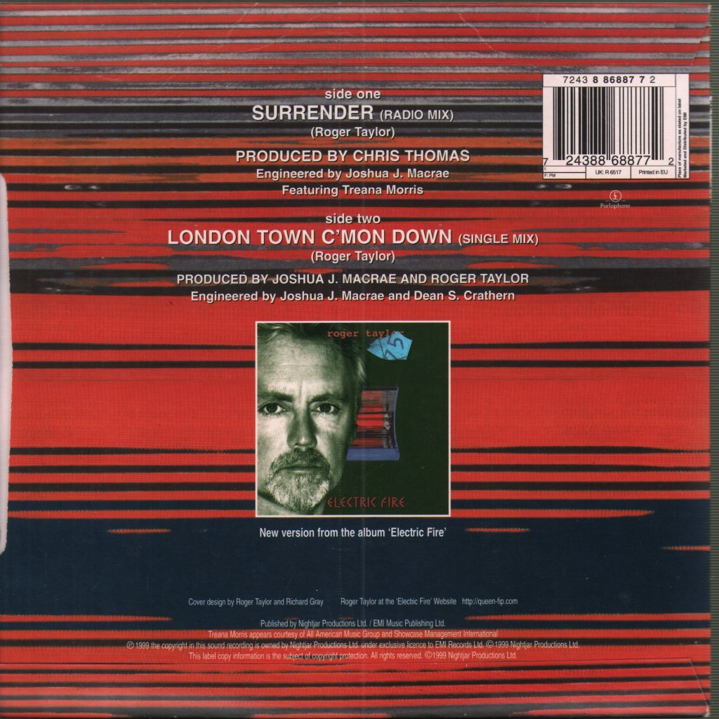 Roger Taylor - Surrender - 7 Inch