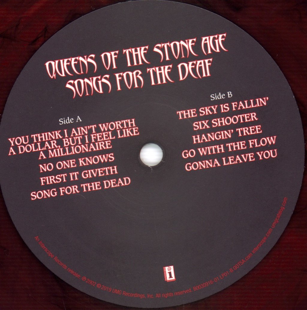 Queens Of The Stone Age - Songs For The Deaf - Double Lp
