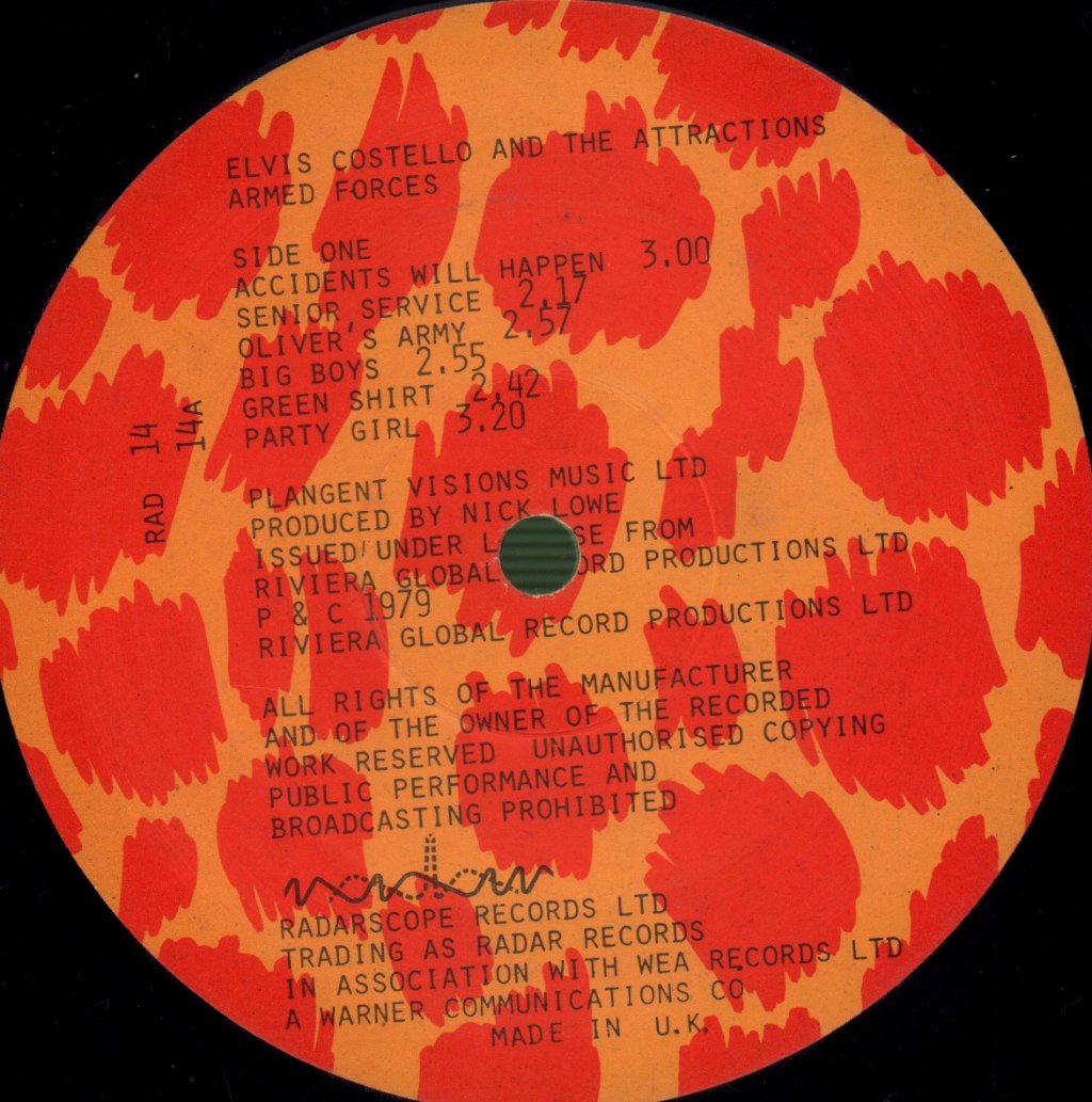 Elvis Costello - Armed Forces - Lp