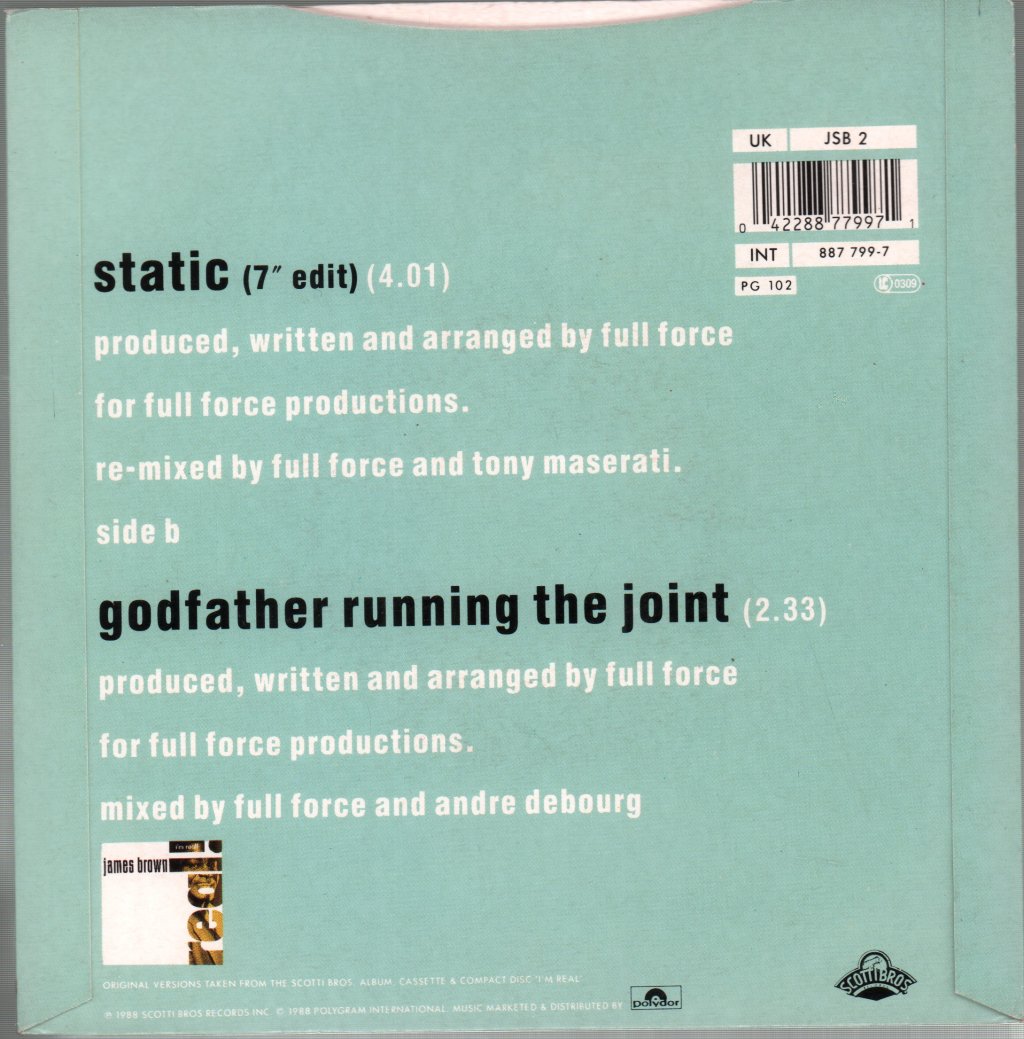 James Brown - Static - 7 Inch