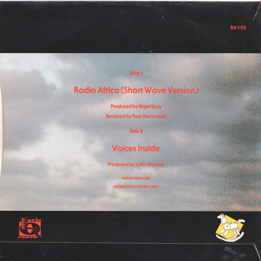 Latin Quarter - Radio Africa - 7 Inch