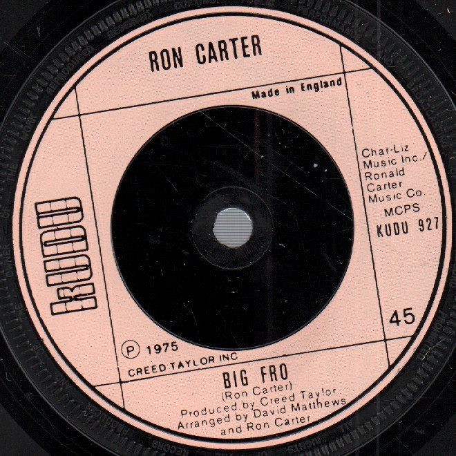 Ron Carter - Anything Goes - 7 Inch