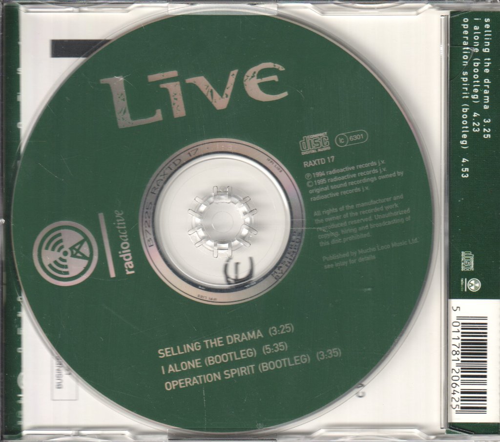 Live - Selling The Drama - Cd