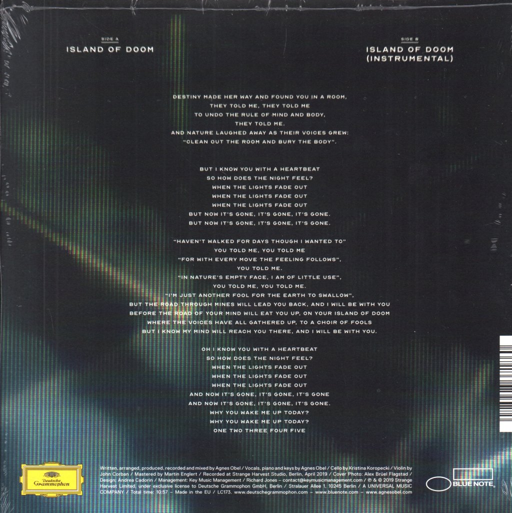 Agnes Obel - Island Of Doom - 7 Inch