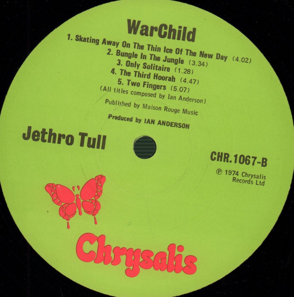 Jethro Tull - War Child - Lp