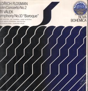 Andre Gertler / Jiri Tomasek / Josef Ruzicka - Oldrich Flosman - Violin Concerto No. 2 / Jiri Valek - Lp