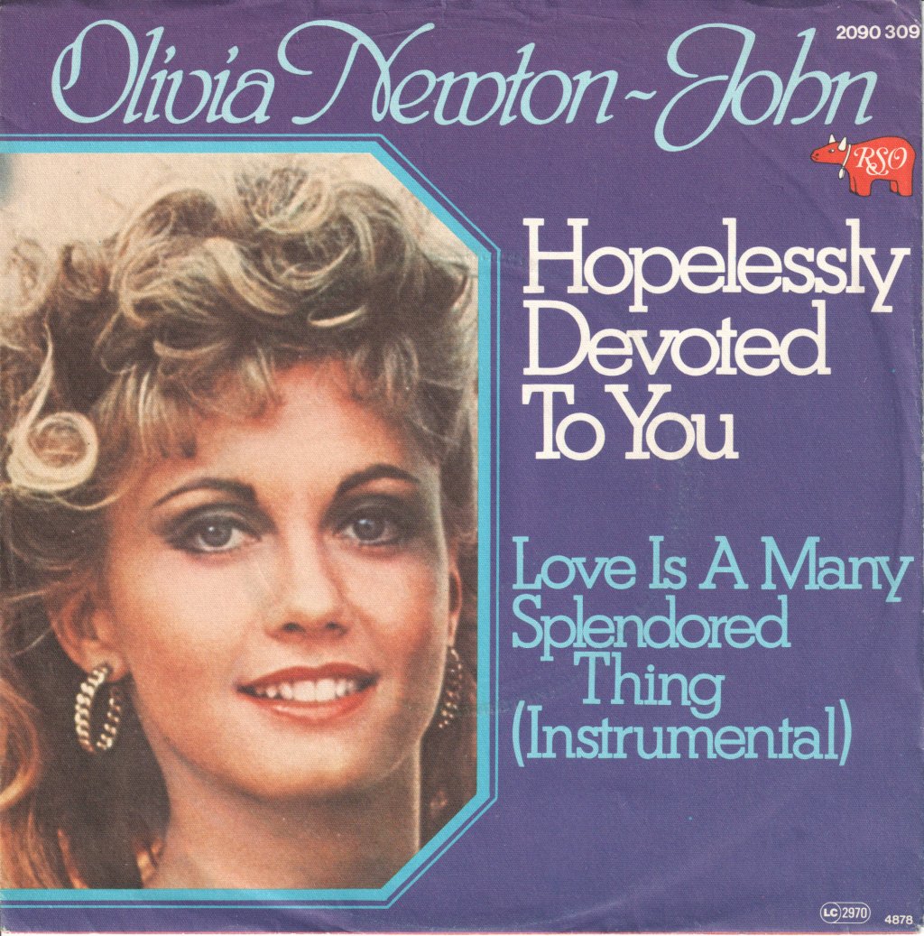 Olivia Newton John - Hopelessly Devoted To You - 7 Inch