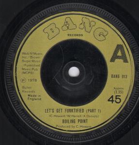Boiling Point - Let's Get Funktified - 7 Inch