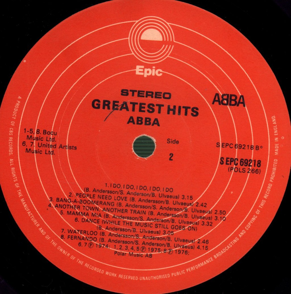 ABBA - Greatest Hits - Lp