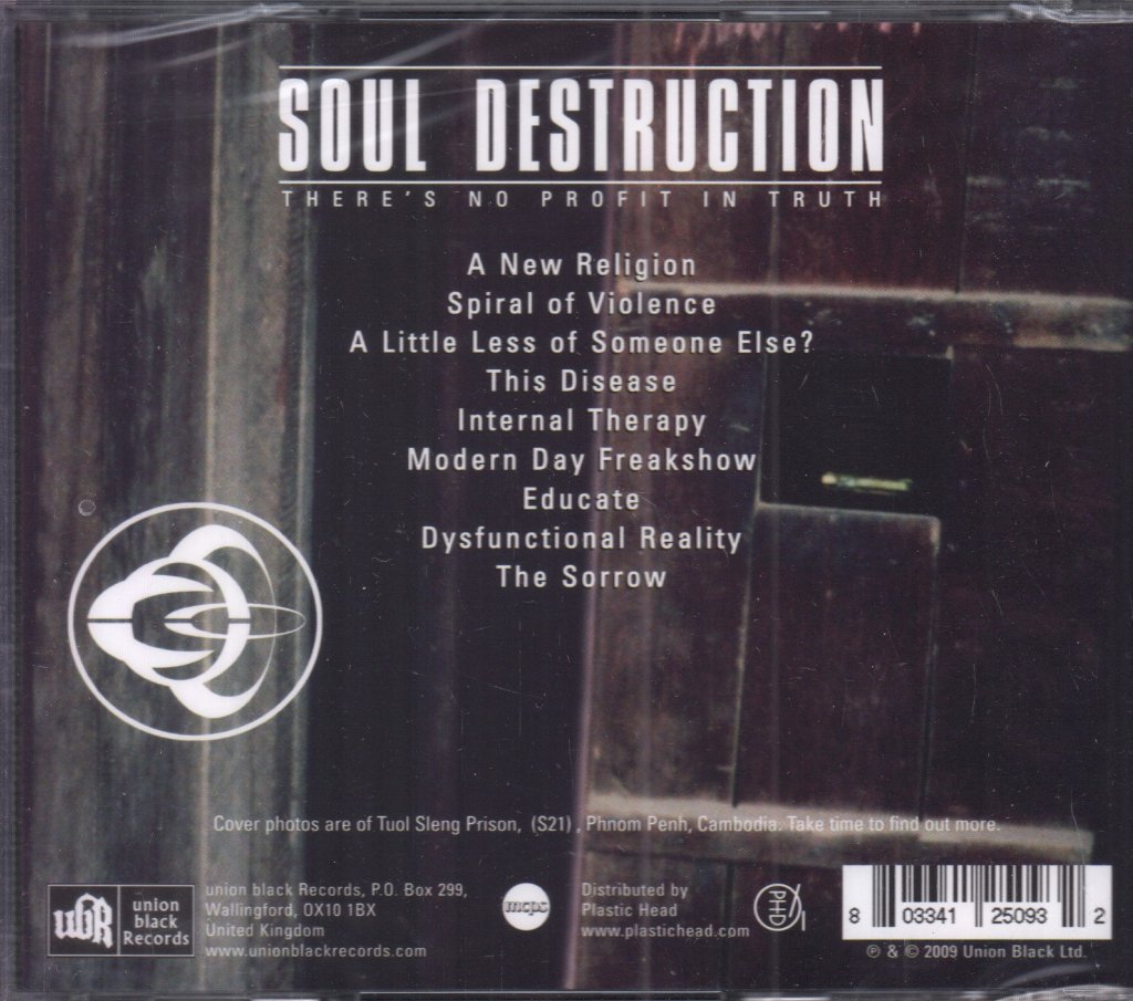 Soul Destruction - There's No Profit In Truth - Cd