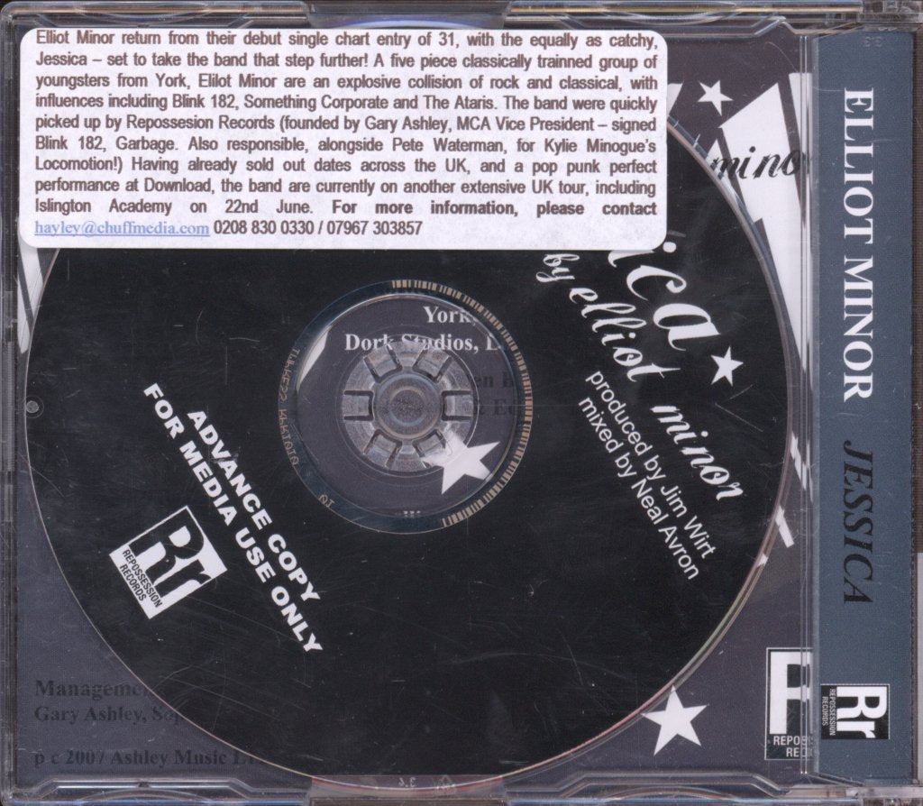 Elliot Minor - Jessica - Cd