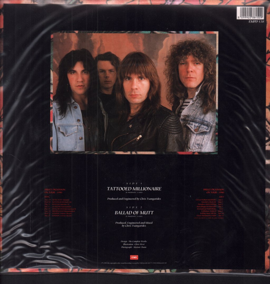 Bruce Dickinson - Tattooed Millionaire - 7 Inch