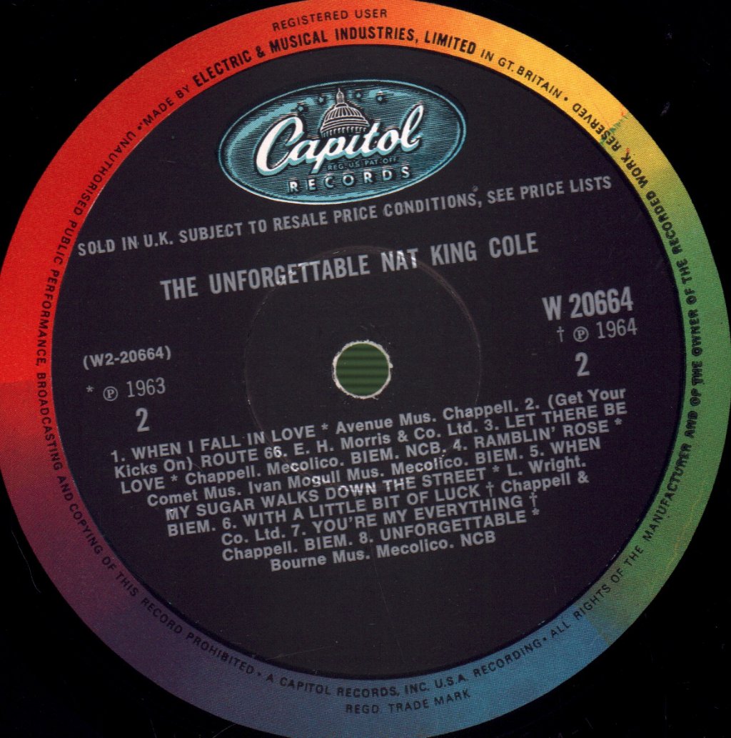 Nat King Cole - Unforgettable Nat King Cole - Lp