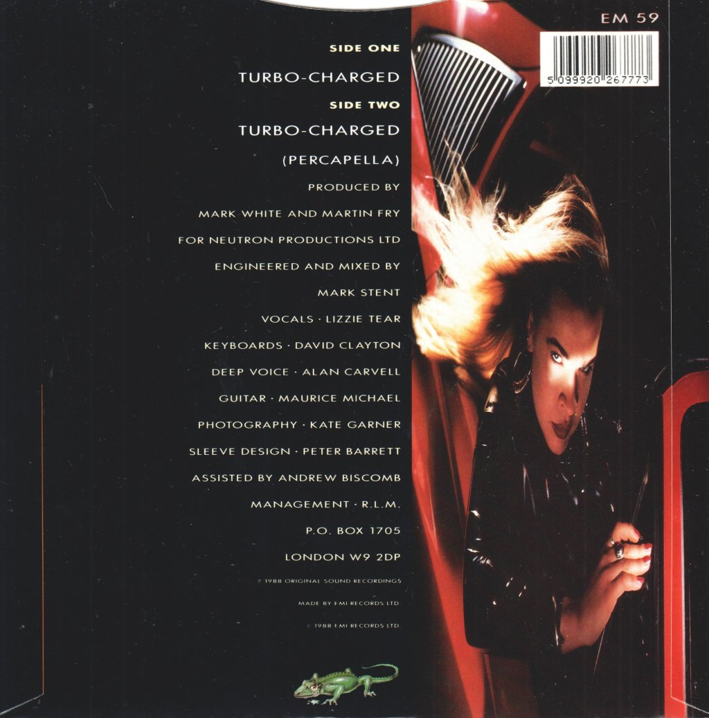 Lizzie Tear - Turbo Charged - 7 Inch