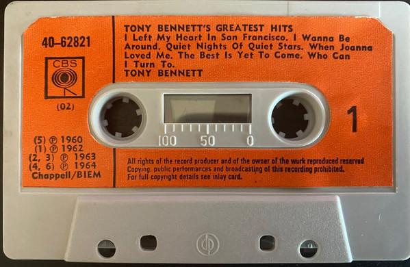 Tony Bennett - Tony's Greatest Hits - Cassette