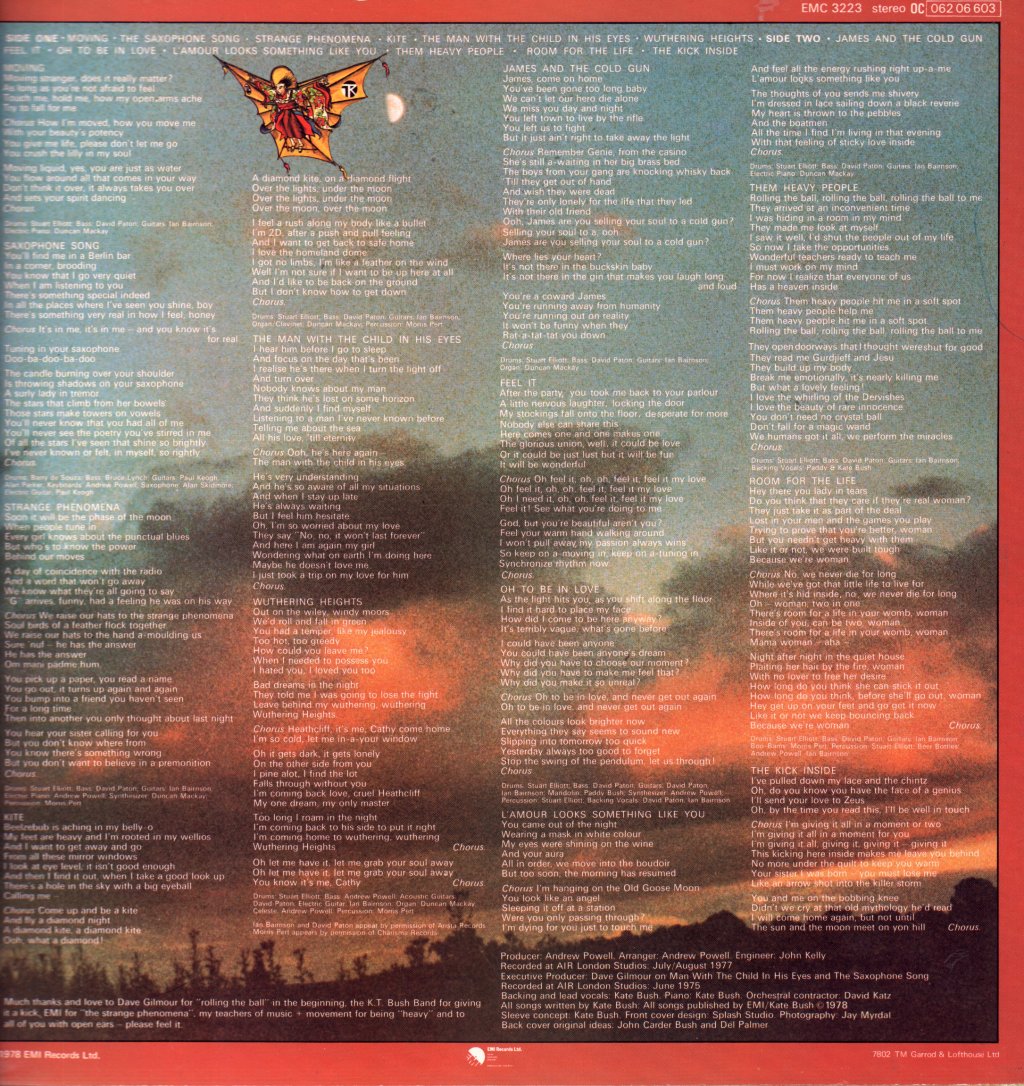 Kate Bush - Kick Inside - Lp