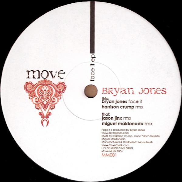 Bryan Jones - Face It EP - 12 Inch