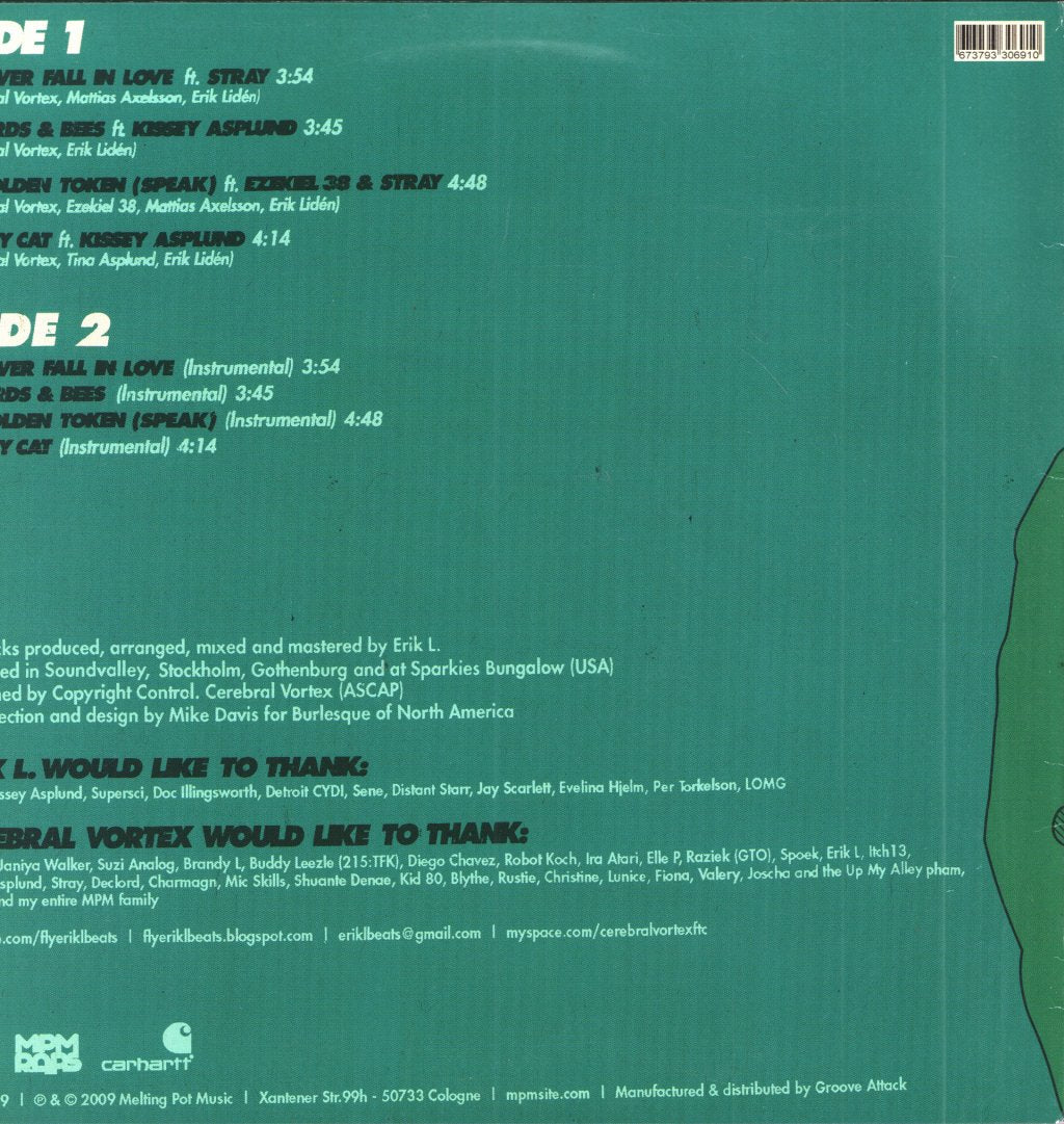 Cerebral Vortex and Erik L. - Kitty Kat Kaboodle - 12 Inch